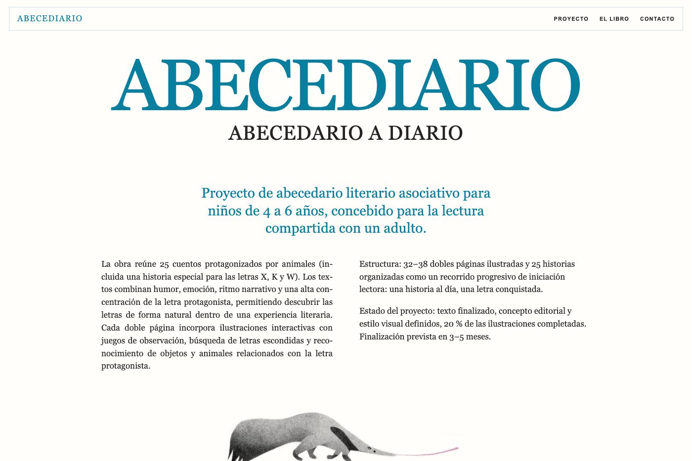ABECEDIARIO — сайт-книга для детей
